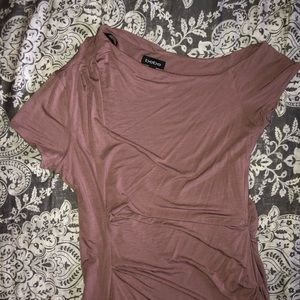 🤍🤎Mid Length Bebe Asymmstrical dress